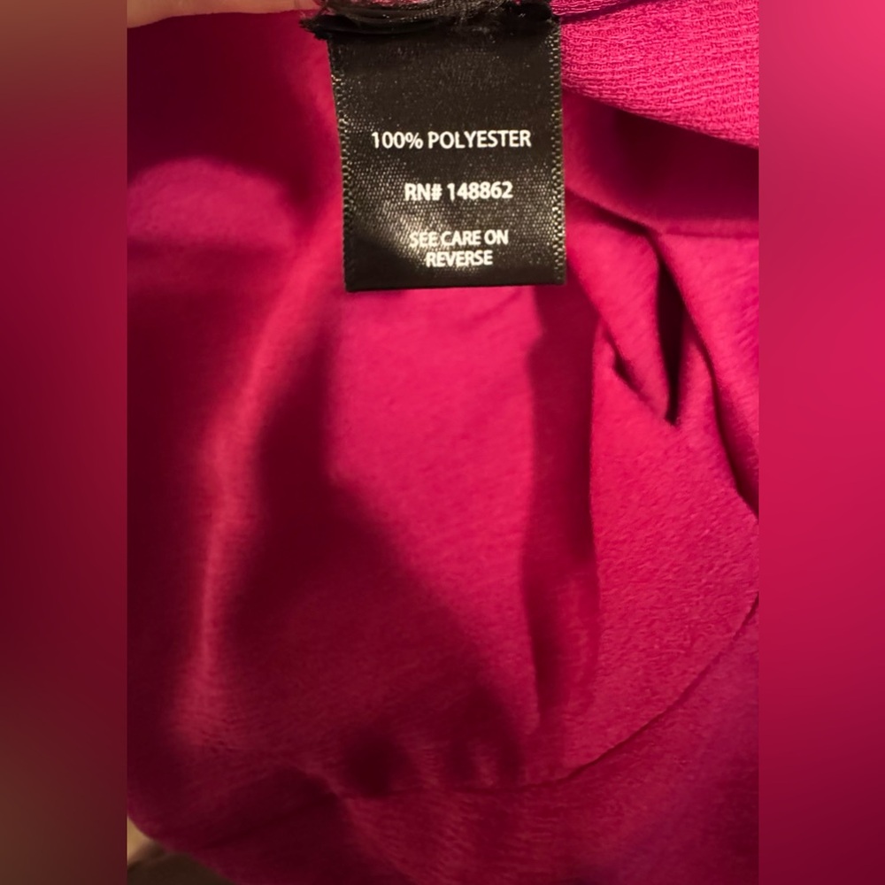Torrid Fuchsia Ruffle Sleeve Blouse - Picture 4 of 4